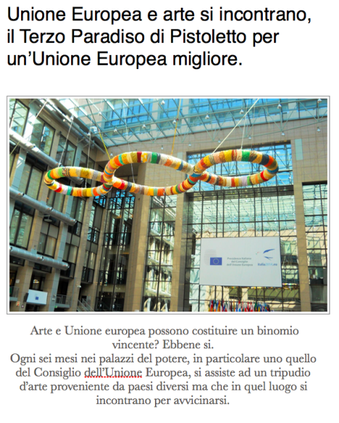 Europa terzo paradiso 1