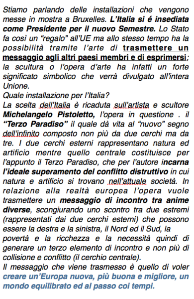Europa terzo paradiso 2
